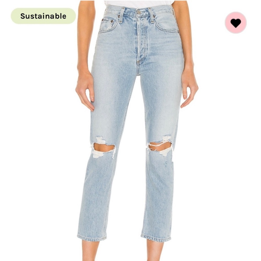 Agolde Riley Crop Jeans - Picture 4 of 10